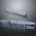 Disposable Clear Plastic Medical Syringes With Graduated Scale For Injection Use