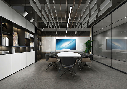 Modern Meeting Room Office Meeting Room 3d model