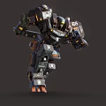 Modern Robot Man 3d model