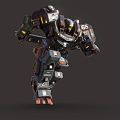 Modern Robot Robot Robot Man 3d model