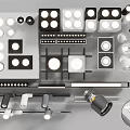 Various Types of Downlights and Spotlights for Interior Lighting Design