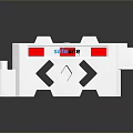 White SELSITE Industrial Component Featuring Red Label And Structural Design