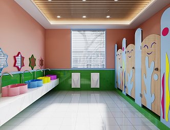 Children's Toilet Modern Toilet 3d model