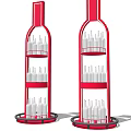The floor display of the Meichen bottle 3d model