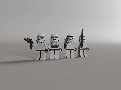 Modern Toy Star Wars Robot 3d model