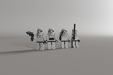 Modern Toy Star Wars Robot 3d model