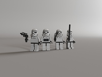 Modern Toy Star Wars Robot 3d model