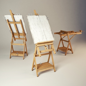 easel 3d model