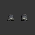 Gray Mesh Sports Sneakers With White Sole And Breathable Design For Daily Use