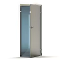 Modern Swing Door With Glass Panel For Contemporary Home Interior Design