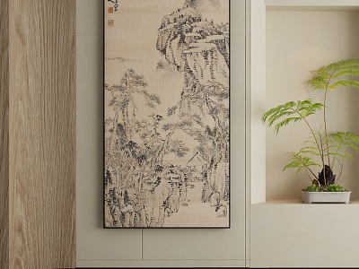 New Chinese Decorative Painting model