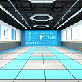 Fengyun Zhonglu Kung Fu Training Center Interior With Front Desk And Game Machines