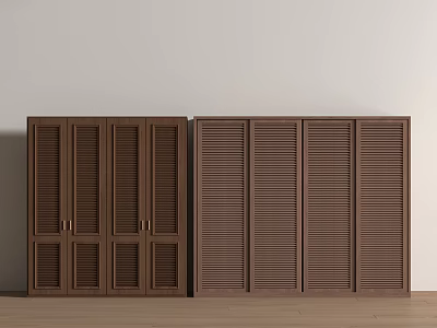 Modern Middle Ancient Wardrobe Blast Wood Non-Corner Flat Open Adult 3d model