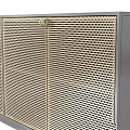 Modern Storage Cabinets With Mesh Doors And Metal Frames Contemporary Design 3d model
