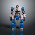 Mech warrior machine battle armor mechanical battle armor machine warrior battle robot game robot 3d model