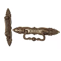 Decorative Vintage Brass Furniture Handles With Intricate Carvings And Various Designs