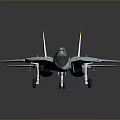 Detailed Gray Fighter Jet Model With Yellow Tail Fins And Number 202