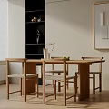 Modern table combination 3d model