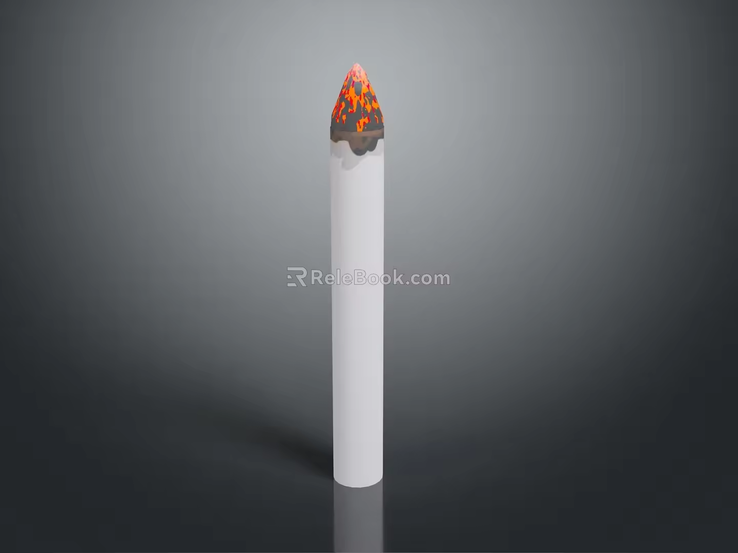 Cigarette Filter Cigarette Realistic 3d model