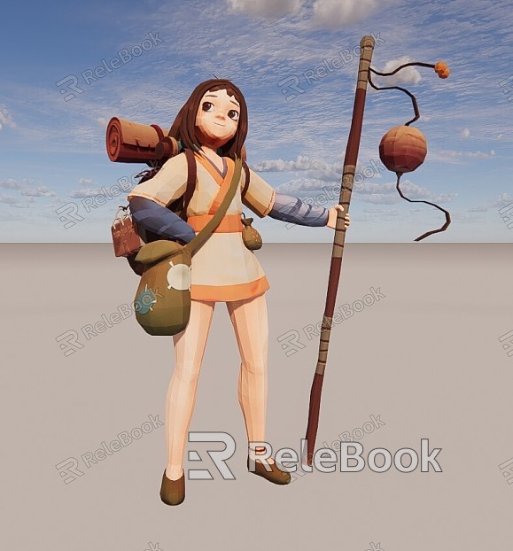 Modern Anime Character Girl Character Hand-made model