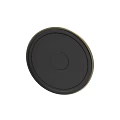 High Quality Black Circular Camera Lens Cap With Protective Rim Design