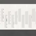 Bookshelf Decorative Rack 3d model