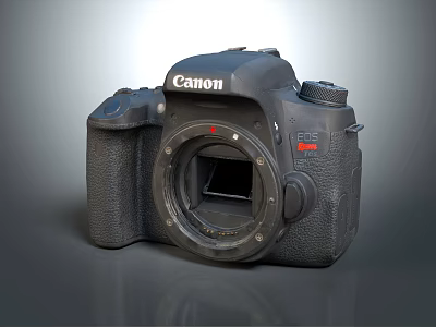 Canon Digital Camera With Ergonomic Body Design For Professional Photography 3d model