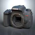 Canon Digital Camera With Ergonomic Body Design For Professional Photography 3d model