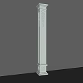 architectural component carving 3d model