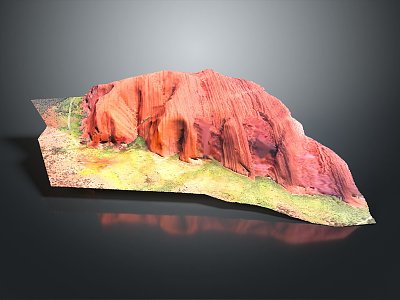 Geography, topography, mountain shape, ridge, ridge, valley, mountain range, canyon, geomorphology, mountain peak, mountain body 3d model