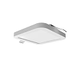 Modern Square LED Recessed Downlight Spotlight With White Panel Grey Frame For Home Ceiling 3d model