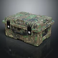 Camouflage Protective Case With Durable Design Reinforced Edges And Secure Latches