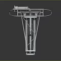 Tactical Mechanical Weapon with Metal Frame Tubular Design and Portable Launcher System