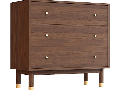 La Redoute Lambro chest of three drawers 3d model