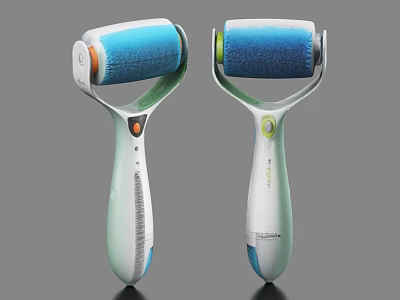 Roller Paint Brush 3d model