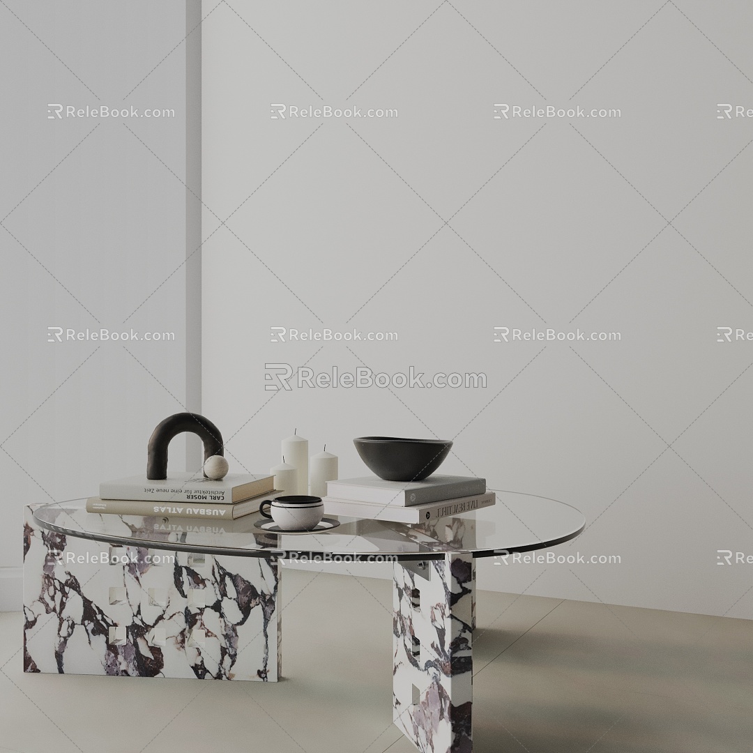 Modern coffee table 3d model