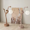 Floor lamp combination 3d model