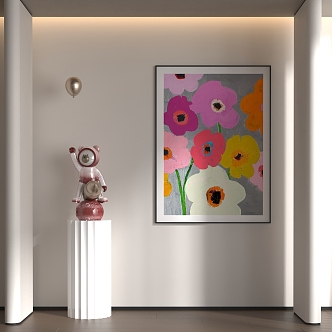 Children's decorative painting 3d model