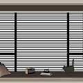 Modern Shangri-La Curtain Dream Curtain Bay Window 3d model