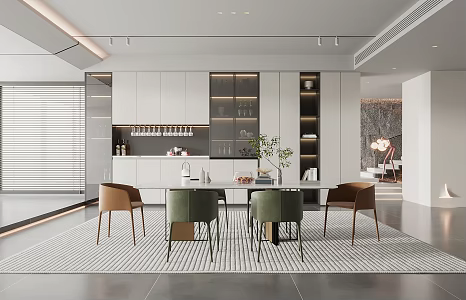 Modern Restaurant 3d model