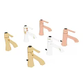 Modern Bathroom Kitchen Faucets Available In Gold Silver And Rose Gold Finishes