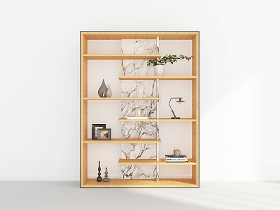 Modern Bookshelf 3d model