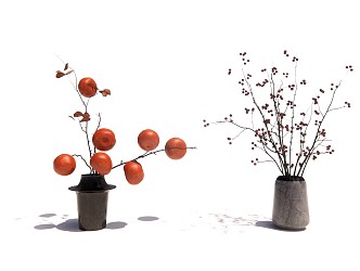 Modern vase decoration 3d model