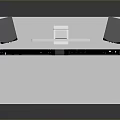 Professional Audio Workstation With Monitor Speakers Control Panel Amplifier And Keyboard