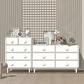 Elegant Entryway Cabinet And Sideboard With Drawer Design And Decorative Accents