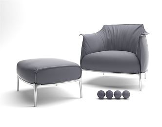 Modern single sofa 3d model