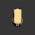 Stylish Golden Elephant Shaped Decorative Furniture With Modern Design And Reflective Surface