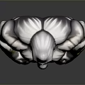 Muscular Gorilla Character Design With Strong Build And Green Leaf Shorts