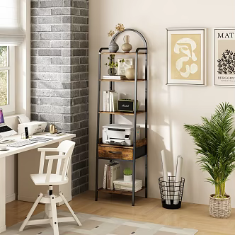 Desk Study Rack Printer 3d model