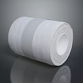 White Mesh Household Tape Roll With Gray Middle Strip For Daily Home Use